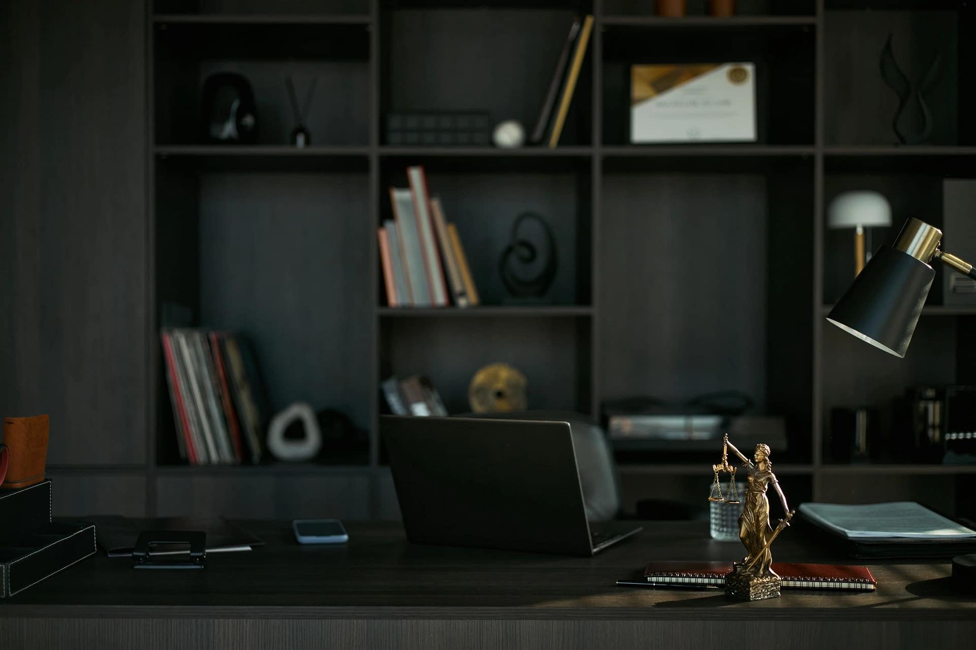 Business workspace image used in privacy policy call to action